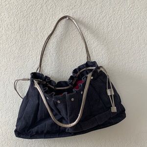 blue purse